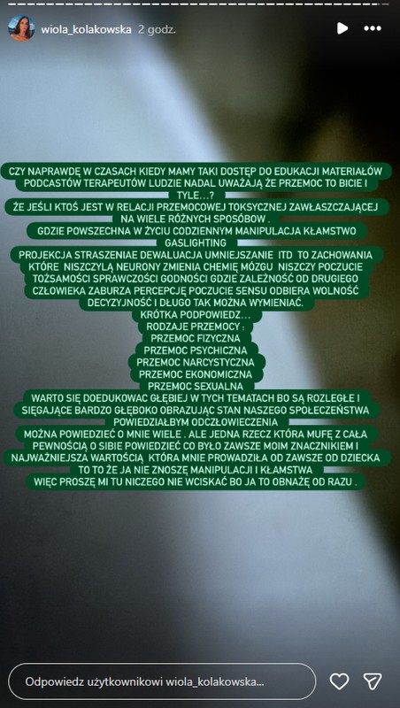 Viola Kołakowska na Instagramie