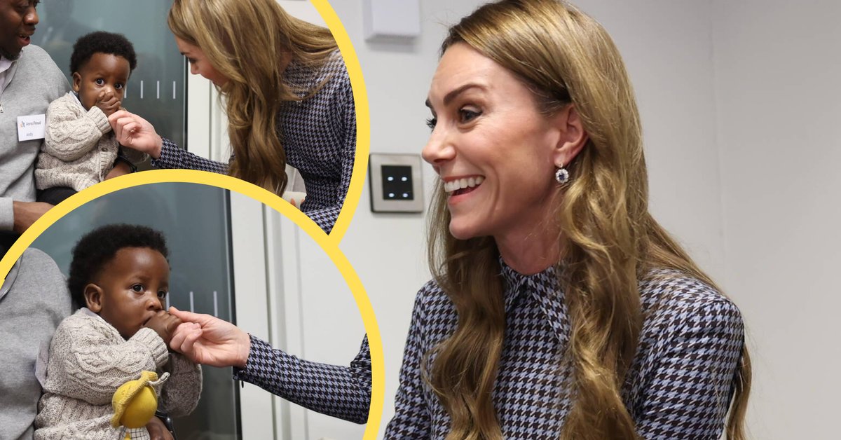 Księżna Kate oddała się beztroskiej zabawie podczas wizyty w Anna Freud