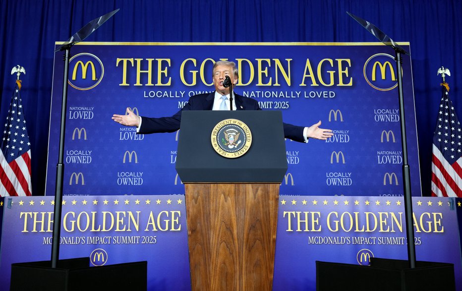 Donald Trump, Waszyngton, 17 listopada 2025 r.