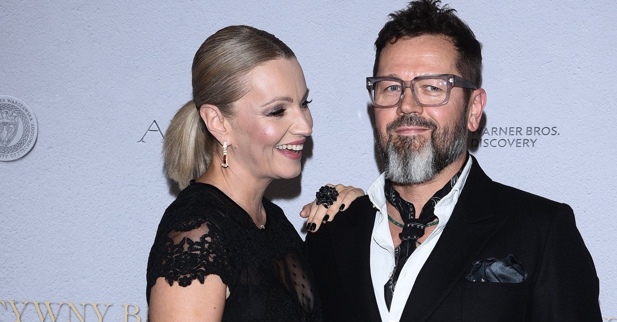 Dorota Szelągowska z partnerem na balu TVN. Czułe spojrzenia i pełna elegancja - Onet