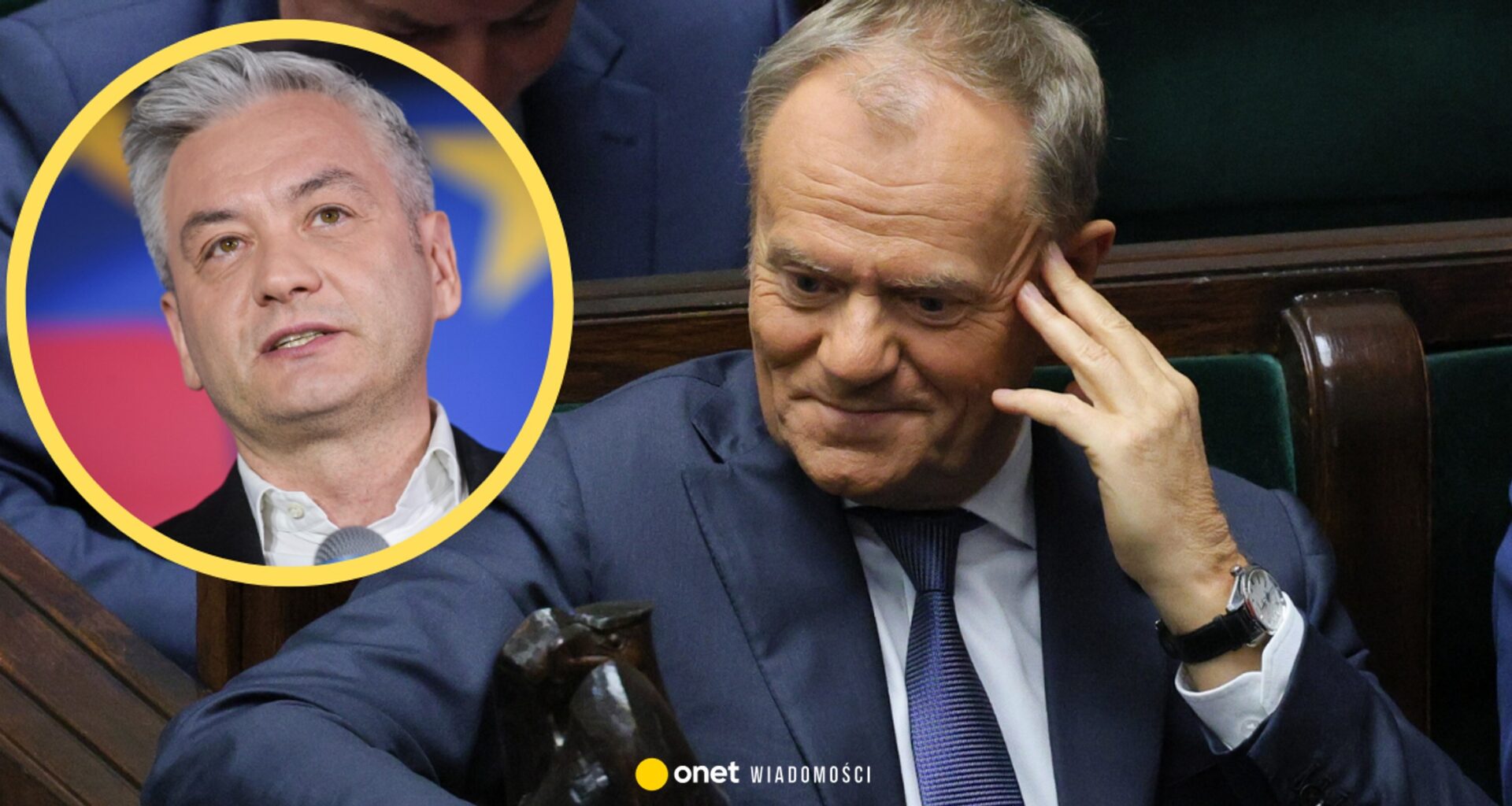 Robert Biedroń reaguje na słowa Donalda Tuska. Mówi o "zabawie zapałkami"