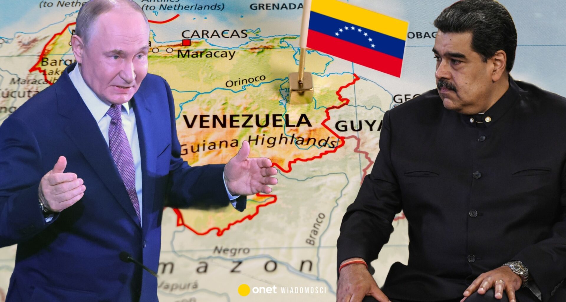 "To gra". Świat patrzy na Ukrainę, a Putin wysyła swoich ludzi do Wenezueli