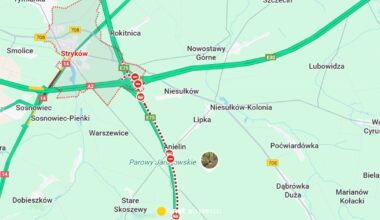 Wypadek na A1 koło Łodzi. Zablokowana droga w kierunku Gdańska