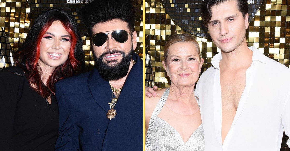 Maja i Krzysztof Rutkowscy brylują na ściance. Barbara Bursztynowicz przyciągnęła spojrzenia [GALERIA] - Onet