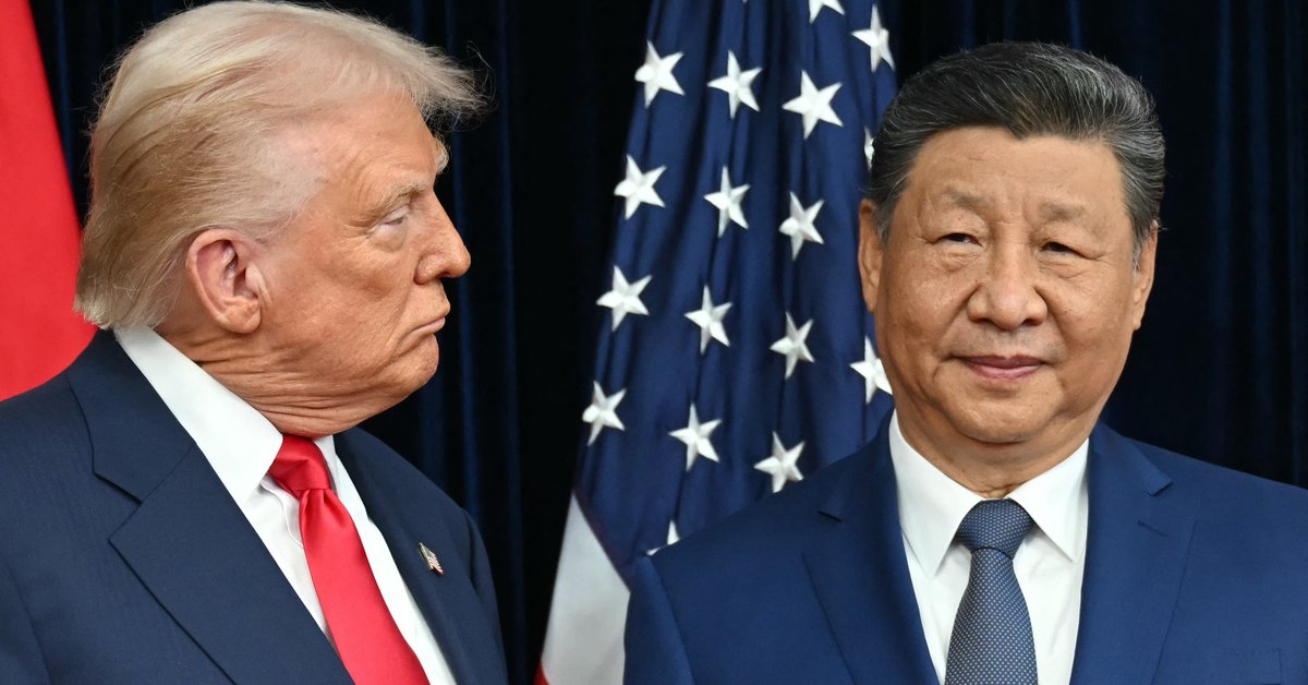 Donald Trump i Xi Jinping, Korea Południowa, 30 października 2025 r.