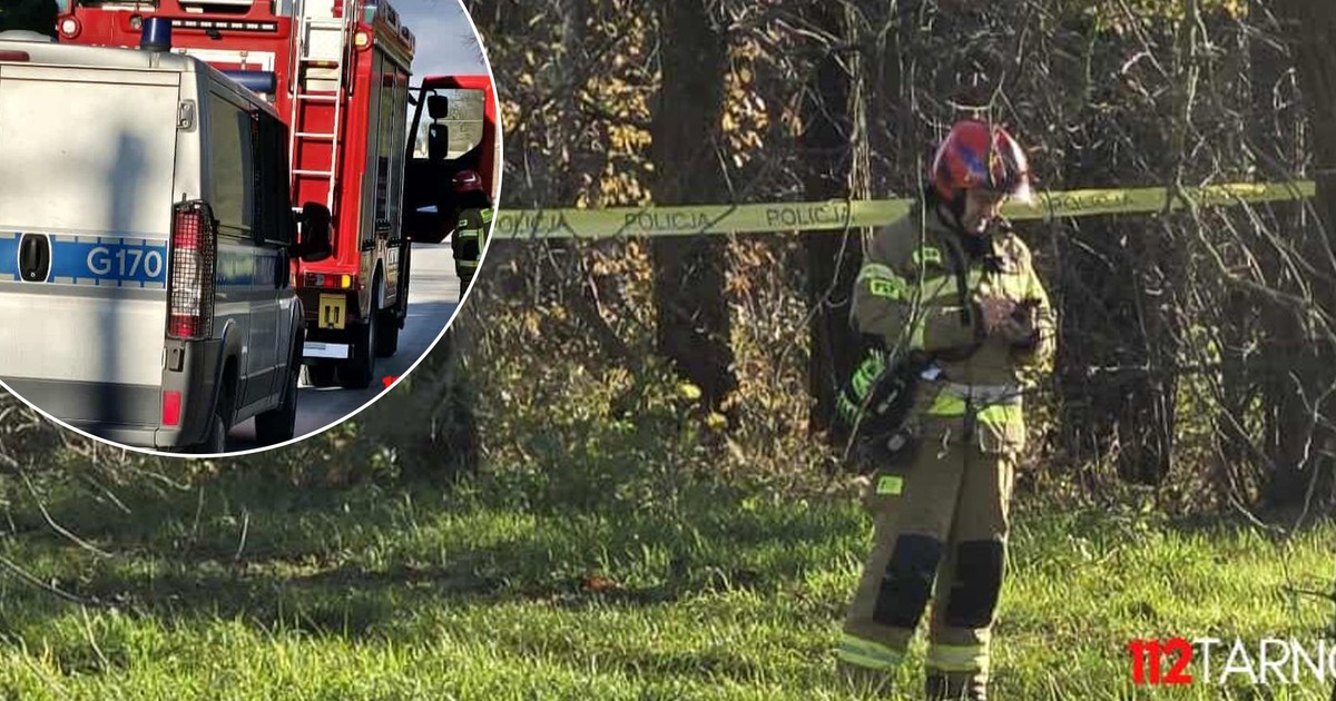 Zwłoki 38-latka w potoku w Tarnowie. Obok leżał rower, ciało znalazł ojciec