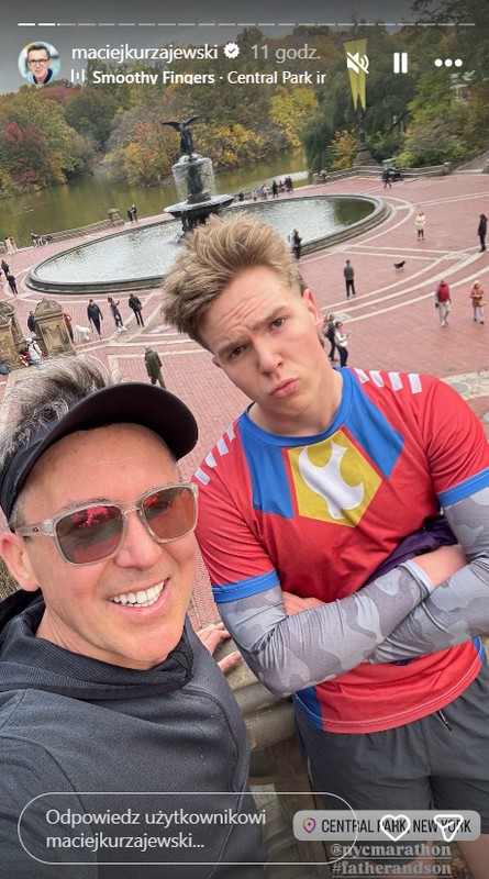 InstaStory Macieja Kurzajewskiego