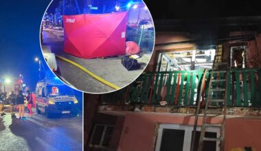 Pożar w Rumii. Dwie osoby nie żyją. Trwa akcja straży pożarnej