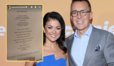 Maciej Kurzajewski na kolacji z okazji miesięcznicy ślubu