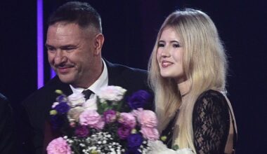 Tomasz Karolak z córką Leną