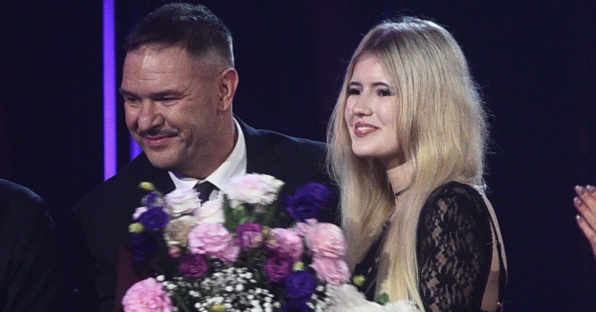 Tomasz Karolak z córką Leną