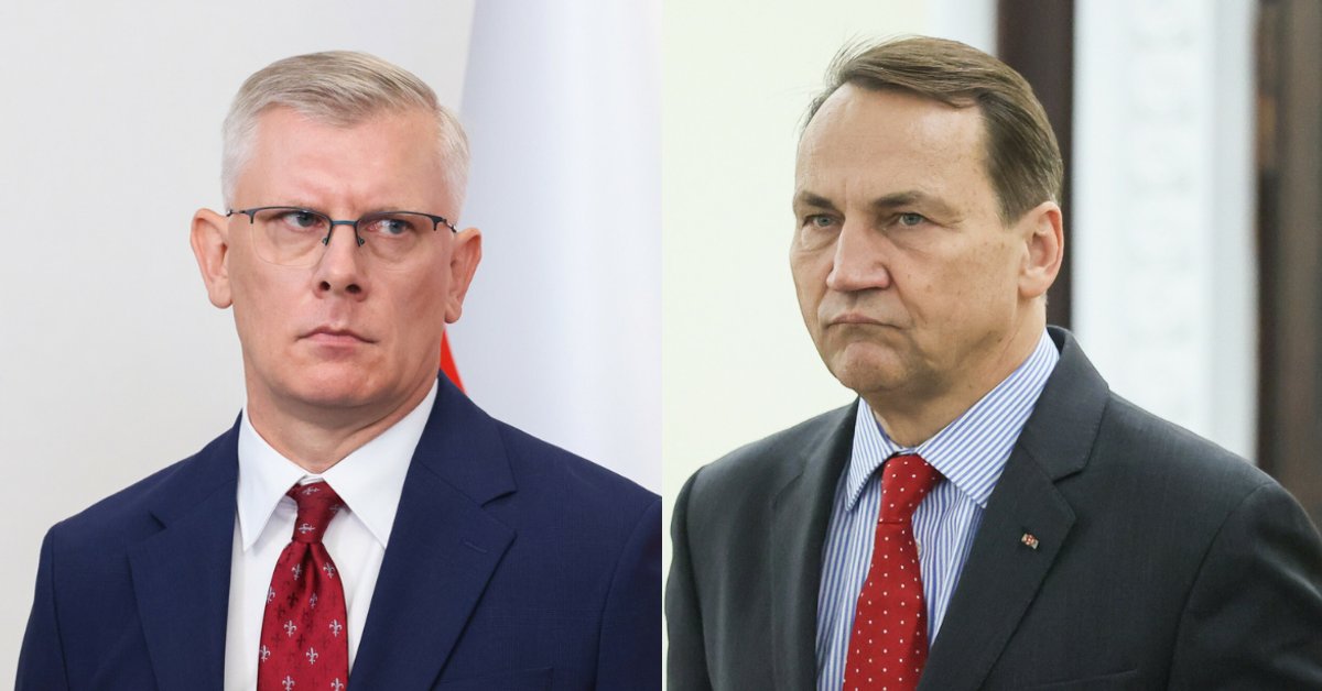 Radosław Sikorski uderza w szefa BBN. "Osoba z zaburzonym aparatem poznawczym" - Onet