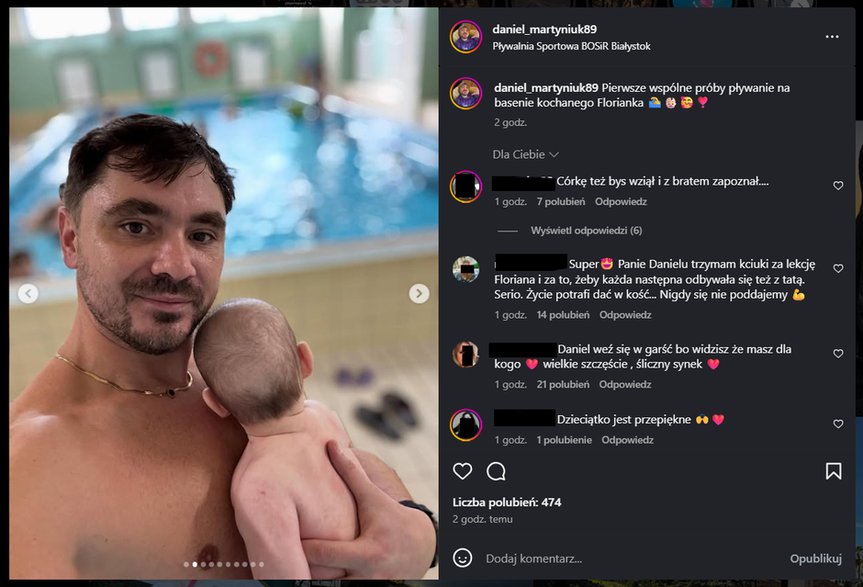 Screen z instagramowego profili Daniela Martyniuka