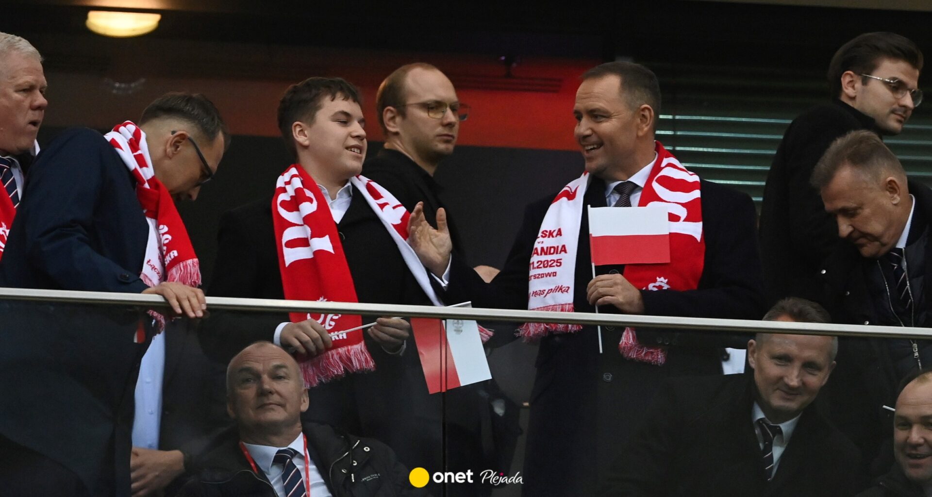 Karol Nawrocki pojawił się na meczu Polska-Holandia. W sieci zwrócił się do piłkarzy