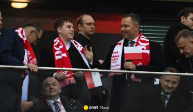 Karol Nawrocki pojawił się na meczu Polska-Holandia. W sieci zwrócił się do piłkarzy