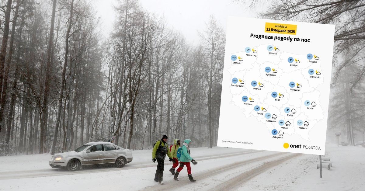 Na południowym wschodzie nadal ma mocno sypać