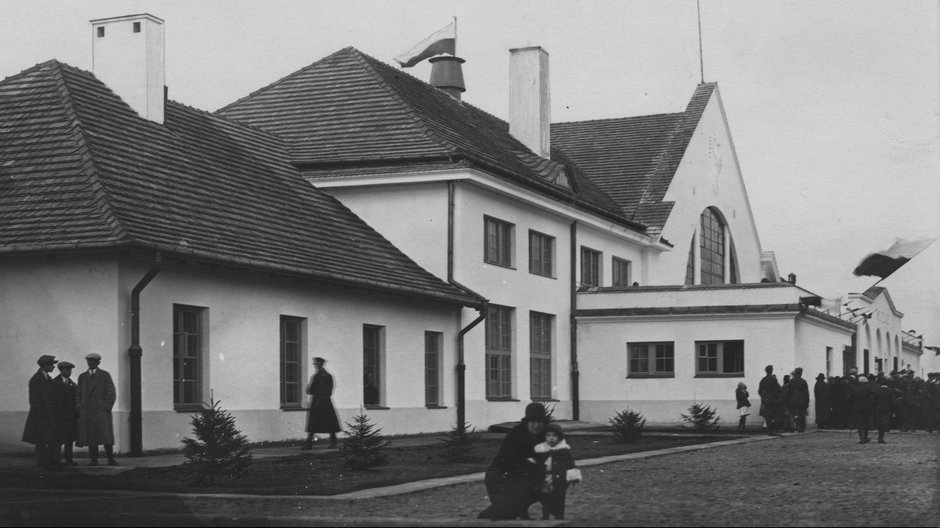Stacja kolejowa w Stołpcach, 1926 r.