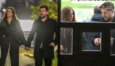 Królikowski z partnerką pod osłoną nocy. To robili po rozprawie