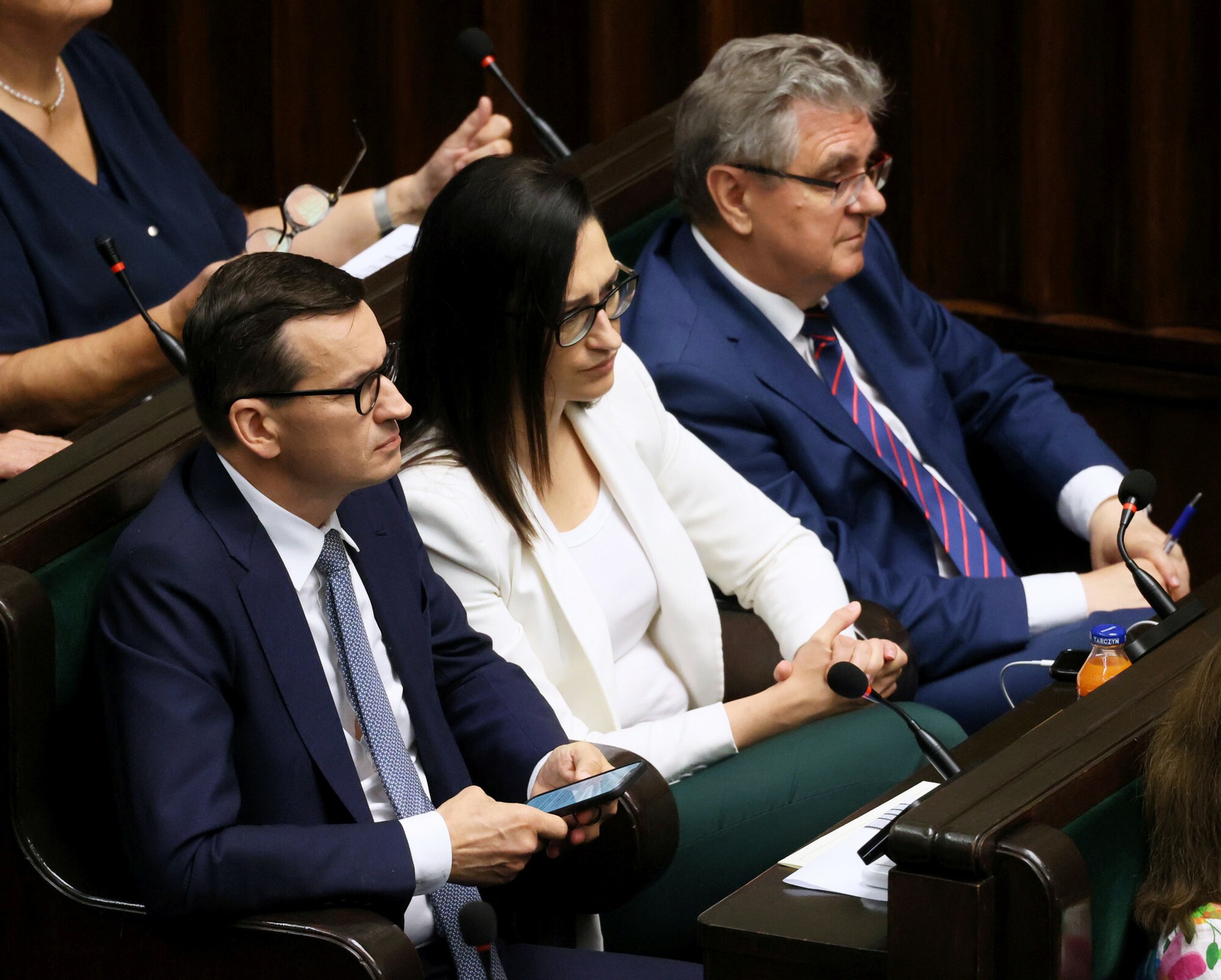 Od lewej: Mateusz Morawiecki i Małgorzata Golińska