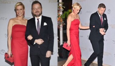 Anita Werner w krwistoczerwonej sukni melduje się na Balu Fundacji TVN. Klasa? (ZDJĘCIA)