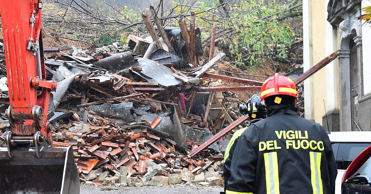 Ratował kobietę przed lawiną błotną we Włoszech. 35-latek nie zdążył uciec - Onet