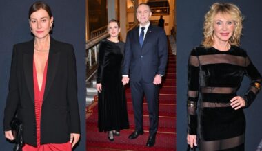 Gwiazdy pozują na gali w Teatrze Wielkim. Przyszli Nawroccy