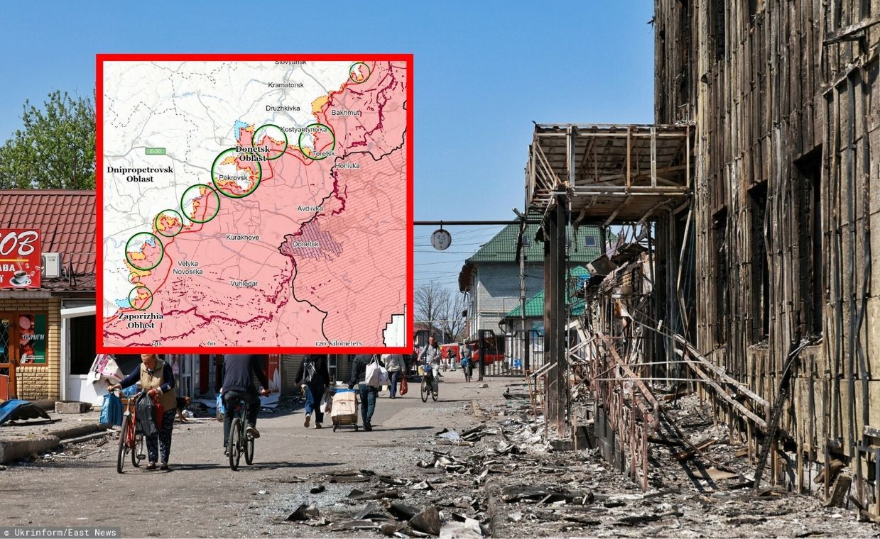 Rosyjskie natarcie na Pokrowsk. Chcą odciąć miasto