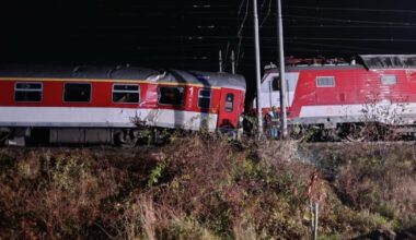 Koło Bratysławy zderzyły się dwa pociągi pasażerskie