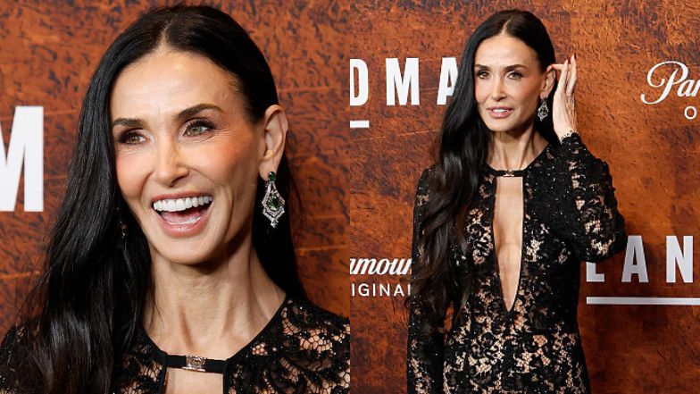 Demi Moore ma 63 lata. Zachwyciła w koronkowej kreacji