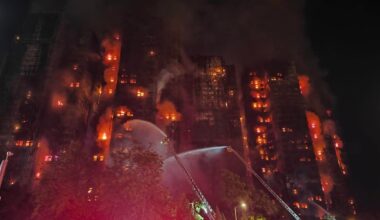 Ogromny pożar w Hongkongu. Rośnie liczba ofiar - Onet