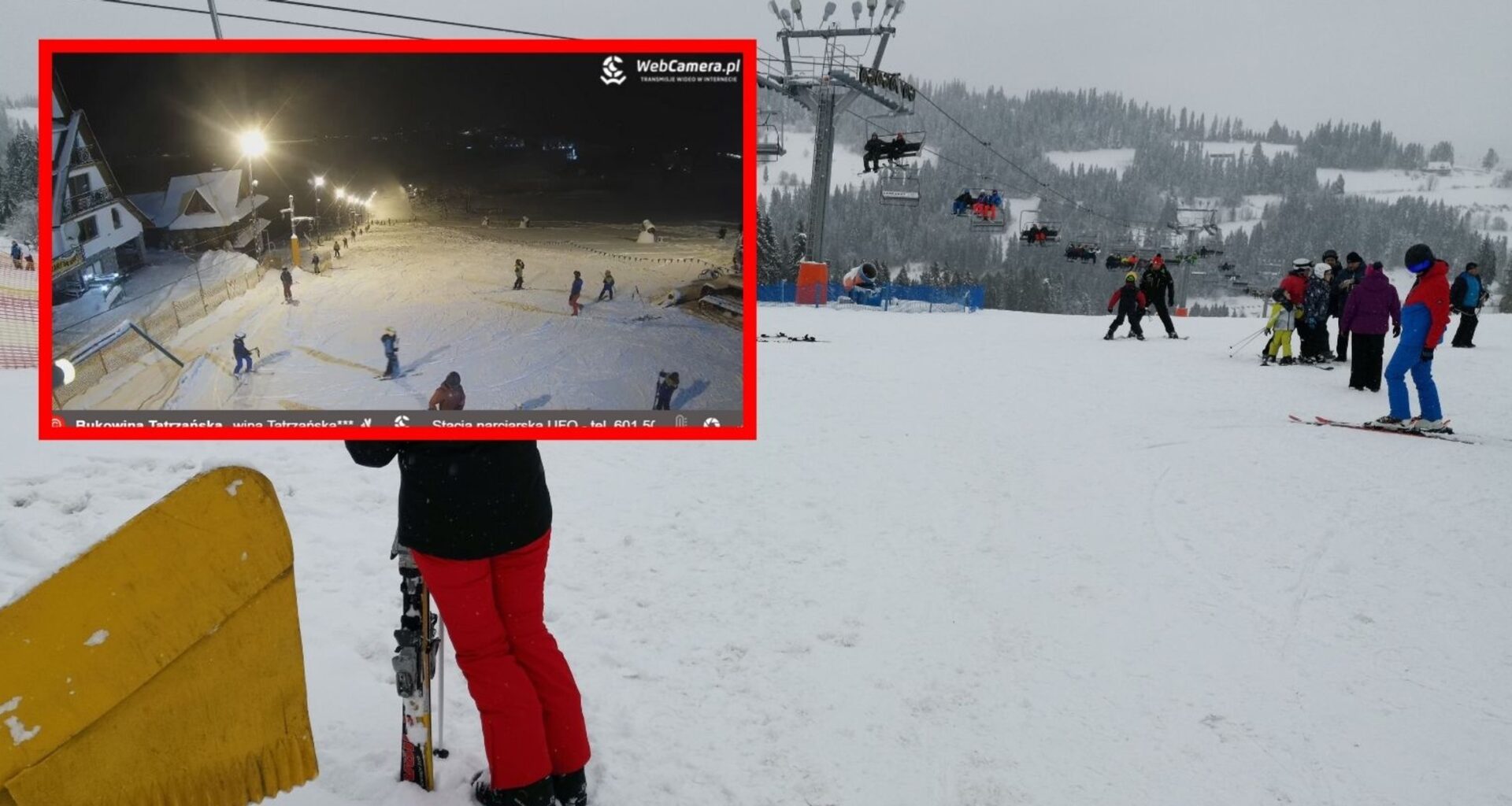 Piątek. 21 listopada. Tak wygląda stok w Bukowinie Tatrzańskiej