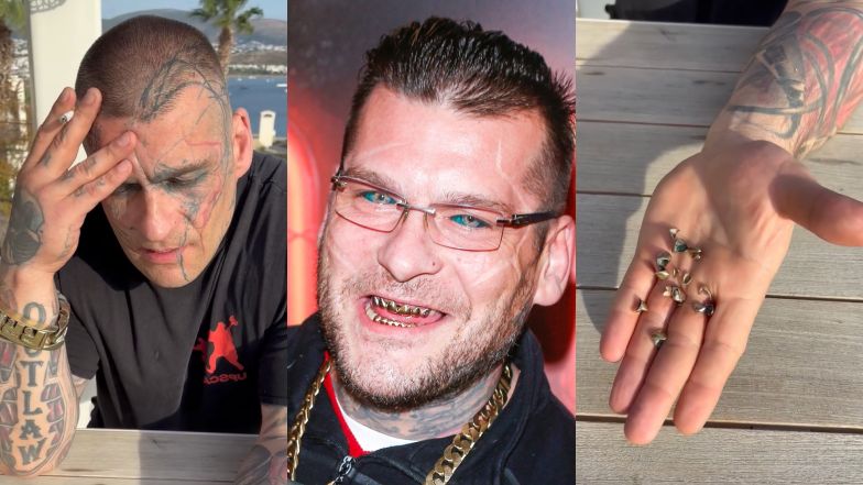 Różowowłosy syn Angeliny Jolie i Brada Pitta w spodniach w kwiatki wraca do domu z dyskontu. Podobny do sławnych rodziców? (ZDJĘCIA)