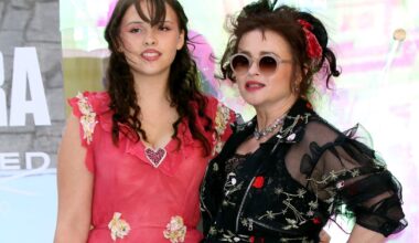 Helena Bonham Carter i Nell Burton w kampanii reklamowej marki Larkspur & Hawk