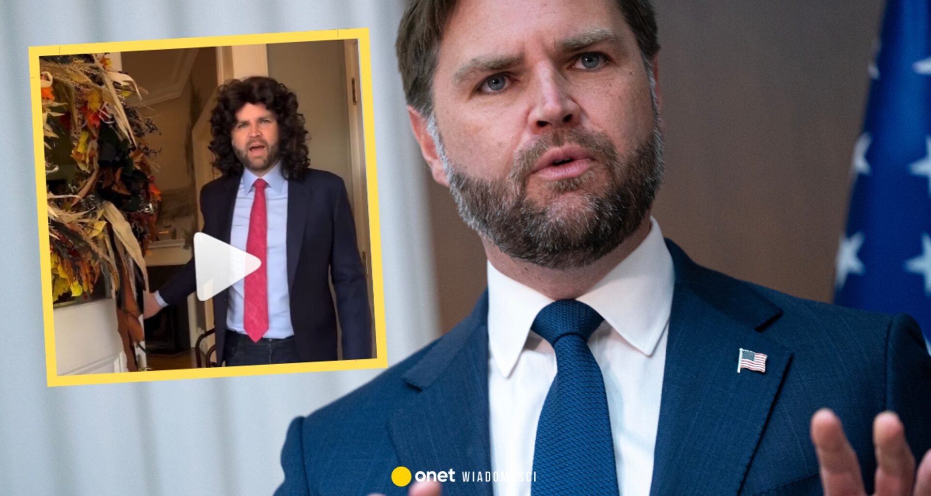 J.D. Vance przebrał się na Halloween. "Podziękujcie". Nagranie hitem sieci