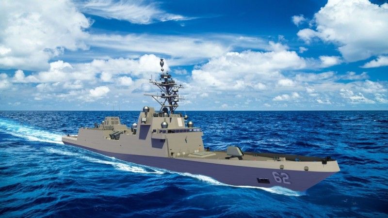 Wizualizacja fregaty typu Constellation FFG 62