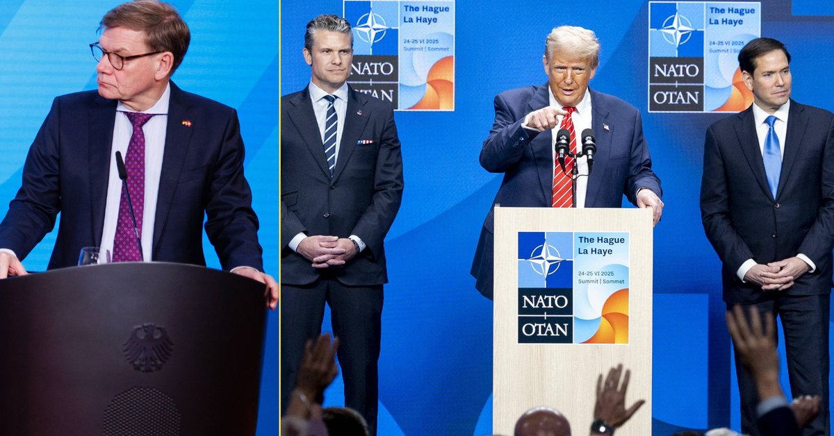 Johann Wadephul/Marco Rubio, Donald Trump, Pete Hegseth