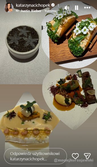 Katarzyna Cichopek pokazała dania z randki z Maciejem Kurzajewskim