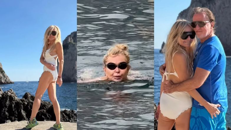 Sportowa Monika Olejnik pozdrawia z Włoch. Fajnie się bawi?