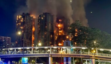 Policja ujawnia ustalenia po pożarze w Hongkongu. Są pierwsze aresztowania - Onet