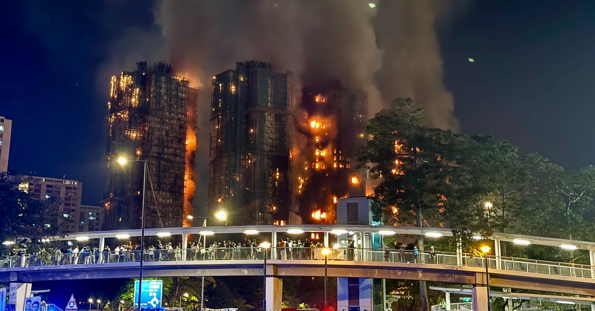 Policja ujawnia ustalenia po pożarze w Hongkongu. Są pierwsze aresztowania - Onet