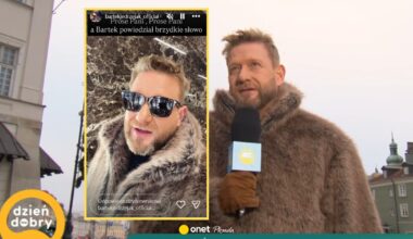 Bartek Jędrzejak tłumaczy się z telewizyjnej wpadki. "Brak profesjonalizmu"