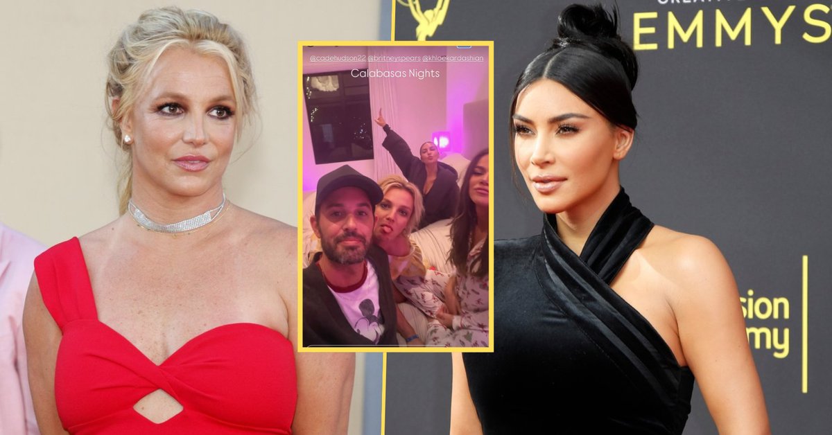 Kim Kardashian, Khloe Kardashian, Britney Spears, Cade Hudson