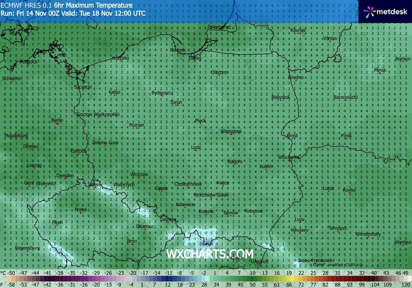 We wtorek zimno rozleje się na całą Polskę