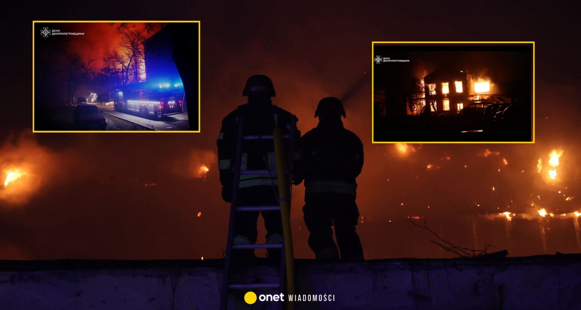 Tragiczna noc dla Ukrainy. Dniepr płonie, Berestowe żegna 17-latkę. Rosyjski nocny ostrzał sieje spustoszenie