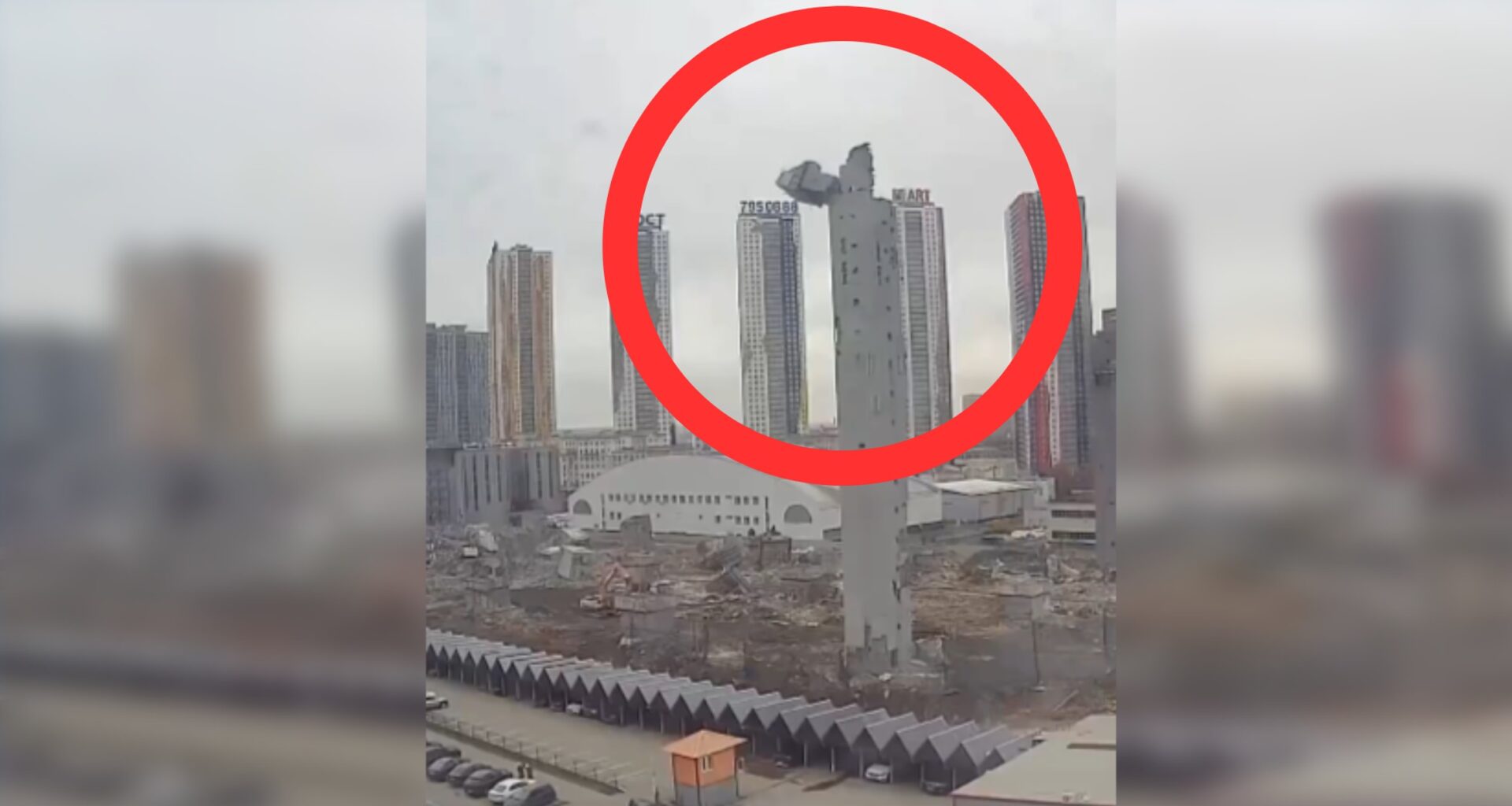 "Prawie nic nie zostało". Spektakularna katastrofa w Rosji [Nagranie]