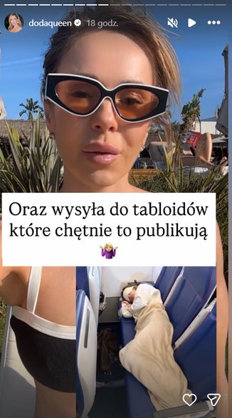 Screen z instagramowej relacji Dody