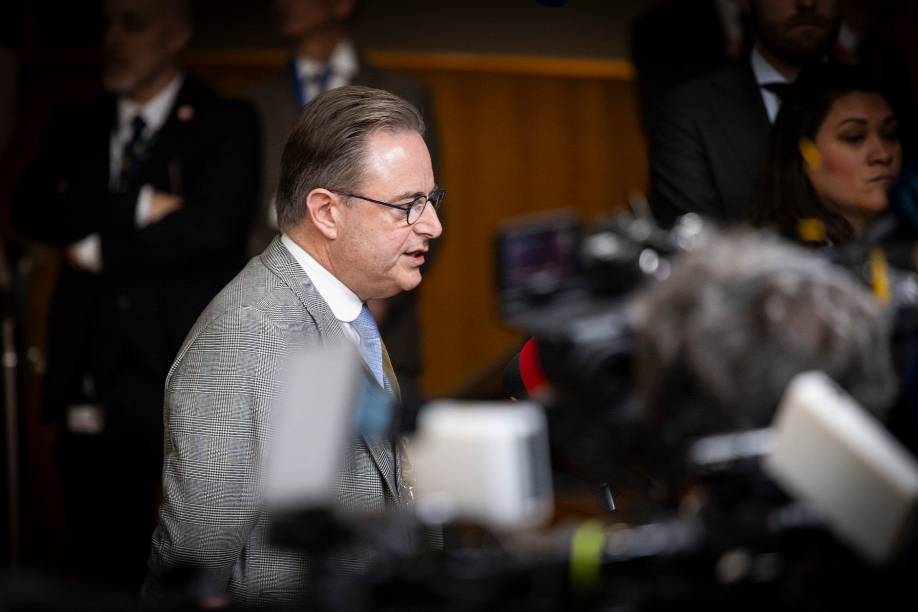 Premier Belgii Bart De Wever, Bruksela, Belgia, 23 października 2025 r.