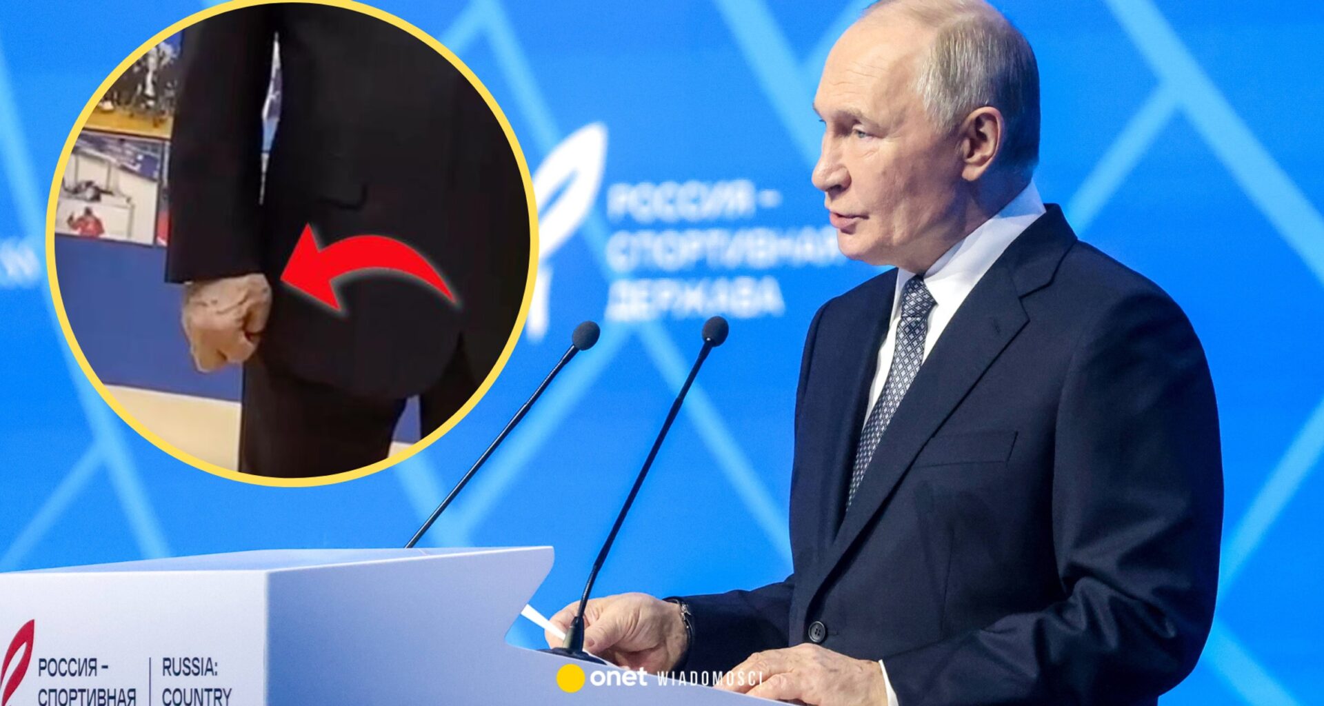 Zdjęcie rąk Władimira Putina wywołało burzę w sieci. Tak je zaciskał