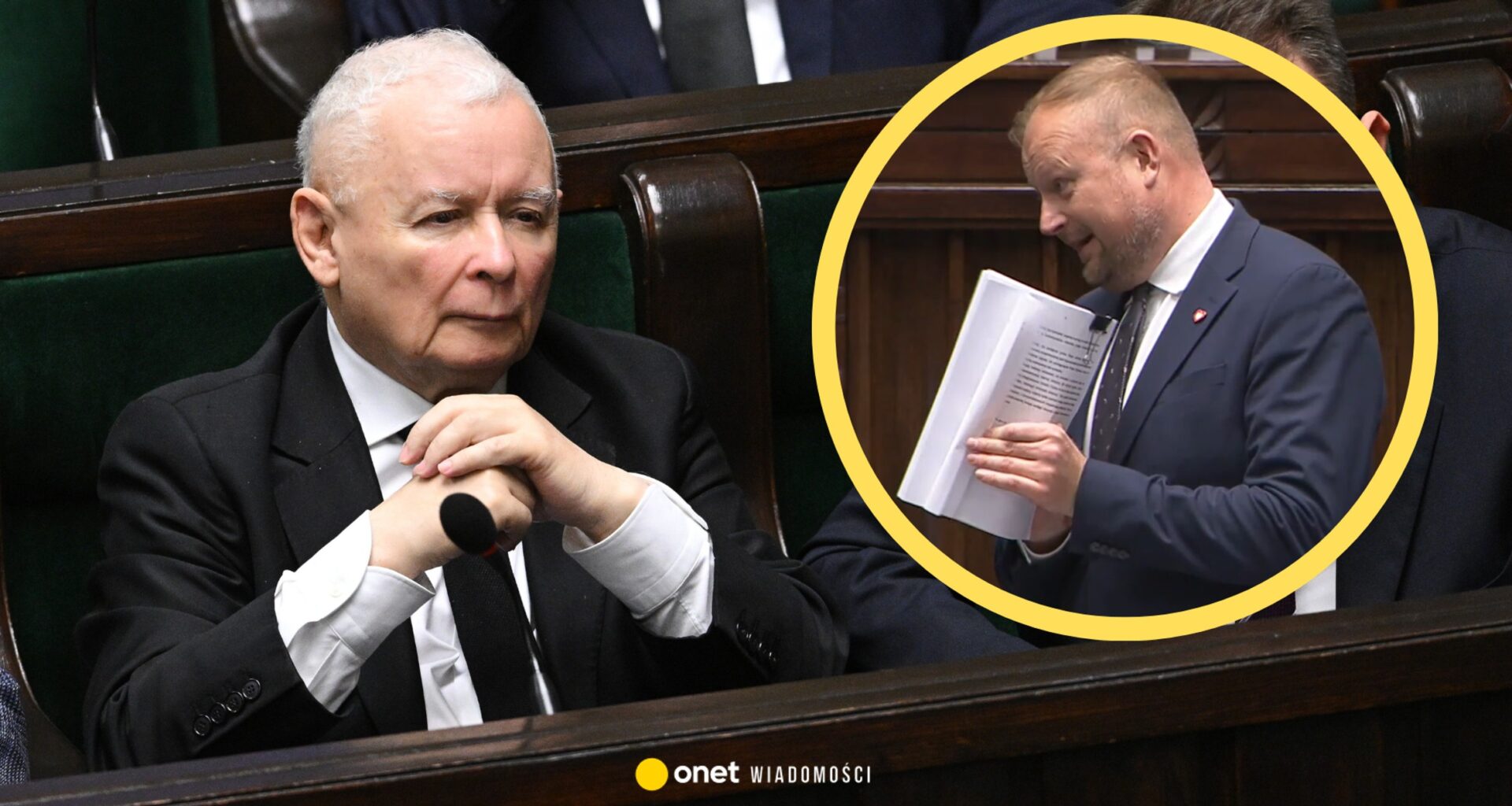 Kaczyński dostał pytanie z mównicy. Chodziło o Ziobrę. "Importuje pan Zbyszka?" - Onet Wiadomości