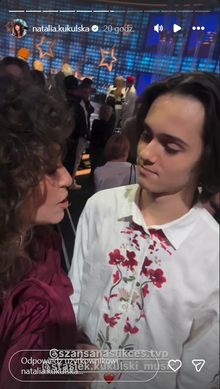 InstaStory z profilu Natalia Kukulska